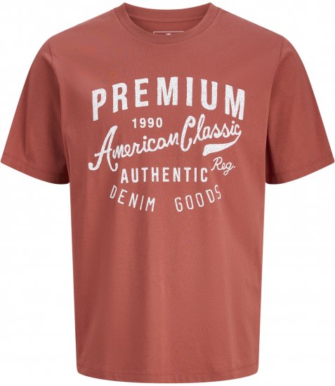 Jack & Jones Alex T-Shirt Rouge - T-shirts - T-shirts Homme Grande Taille