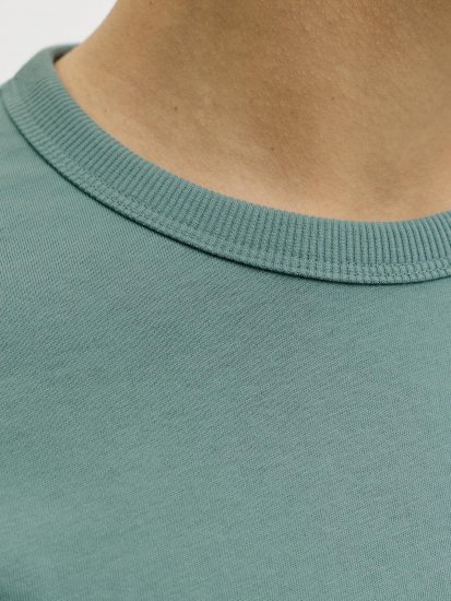 Jack & Jones College Logo Crew Neck T-Shirt Turquoise - T-shirts - T-shirts Homme Grande Taille