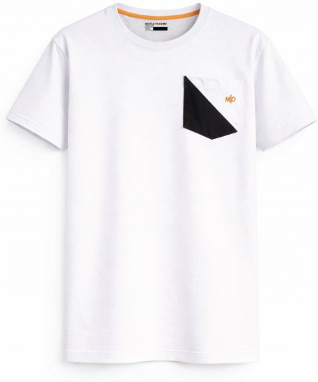 Motley Denim Milan T-shirt Blanc - T-shirts - T-shirts Homme Grande Taille