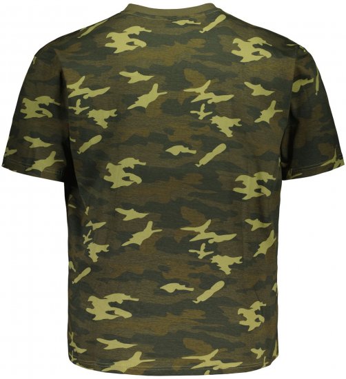 Big Bones X2175 Camo T-Shirt Green - T-shirts - T-shirts Homme Grande Taille