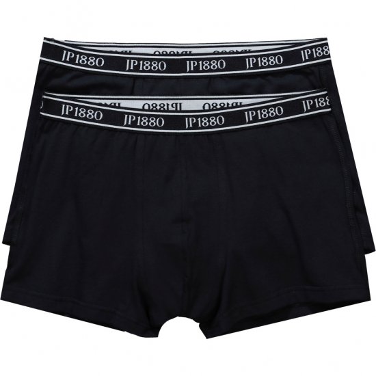 JP1880 Boxershorts Flexnamic 2-Pack Black - Sous-vêtements & bain - Sous-vêtements Grande Taille