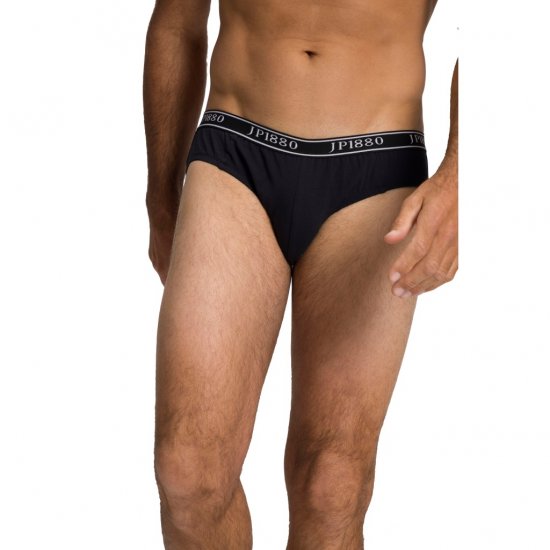 JP1880 Briefs Stretch Cotton 2-Pack Black - Sous-vêtements & bain - Sous-vêtements Grande Taille