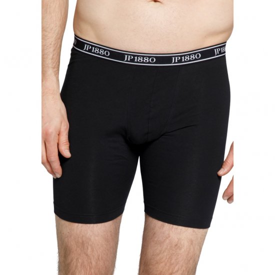 JP1880 Boxers Flexnamic OEKO-TEX Long Black - Sous-vêtements & bain - Sous-vêtements Grande Taille