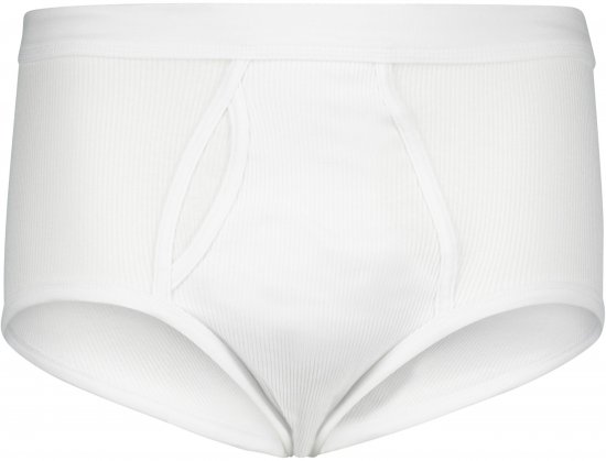 Adamo Prestige Briefs Double Ribbed White - Sous-vêtements & bain - Sous-vêtements Grande Taille