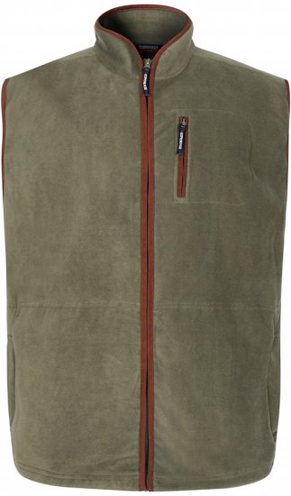 Espionage FL047 Microfleece Gilet Olive Green - Gilets sans manches - Gilets grandes tailles