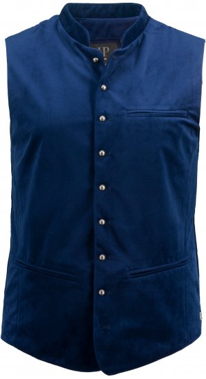 JP1880 Velvet Vest Traditional Blue - Tenues de fête - Tenues de fête – Pour célébrer avec style et confort