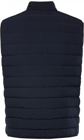 JP1880 Quilted Vest Techno Down Padding Navy - Vestes - Vestes Homme Grandes Tailles