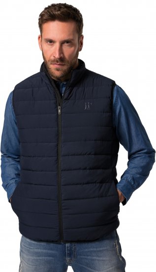 JP1880 Quilted Vest Techno Down Padding Navy - Vestes - Vestes Homme Grandes Tailles