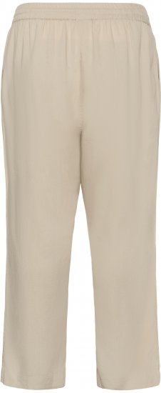 Kaffe Curve Mille Wide Pants Feather Grey - Pantalons en tissu - 