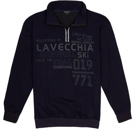 Lavecchia 2029 Sweatshirt Navy - Sweatshirts & hoodies - Sweatshirts/Hoodies grande taille homme