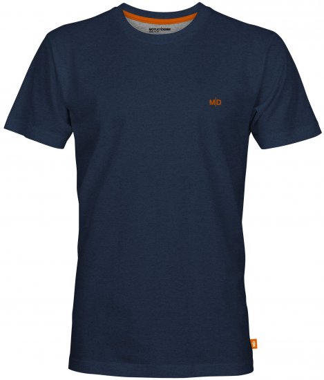 Motley Denim Stockholm T-shirt Dark Indigo - T-shirts - T-shirts Homme Grande Taille