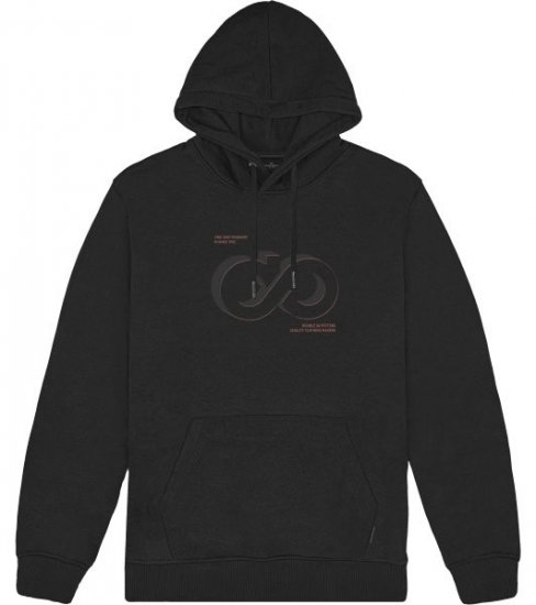 Double Outfitters MTOP-1146 Sweat à capuche Noir - Sweatshirts & hoodies - Sweatshirts/Hoodies grande taille homme