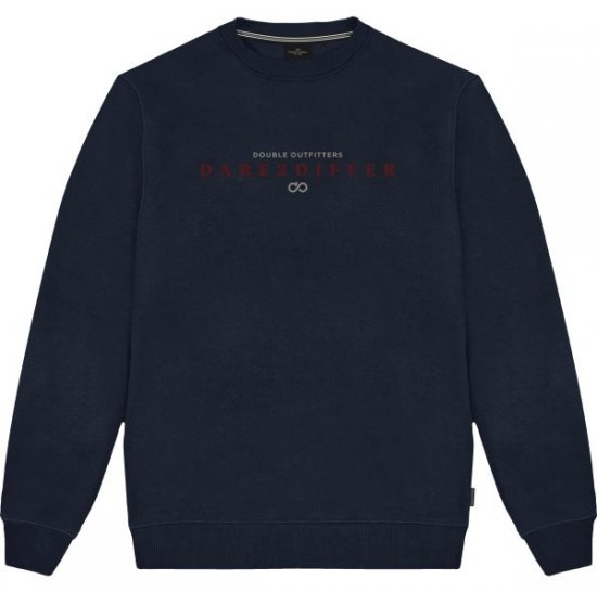Double Outfitters MTOP-1151 Sweat-shirt Bleu marine - Sweatshirts & hoodies - Sweatshirts/Hoodies grande taille homme