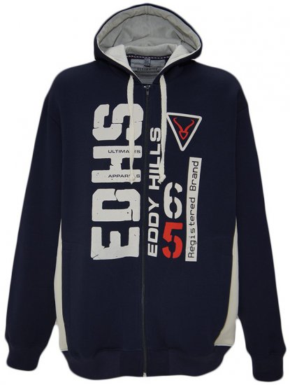 EDDY HILLS EDHS Hoodie Navy - Sweatshirts & hoodies - Sweatshirts/Hoodies grande taille homme