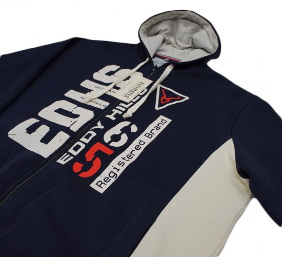 EDDY HILLS EDHS Hoodie Navy - Sweatshirts & hoodies - Sweatshirts/Hoodies grande taille homme