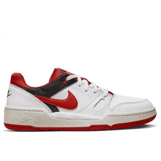 Nike FULL FORCE LO Men Sneakers Red-White - Chaussures homme 40-52 - 