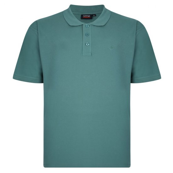 Espionage P074C Polo Manches Courtes Vert Sapin - Polos - Polos homme grande taille