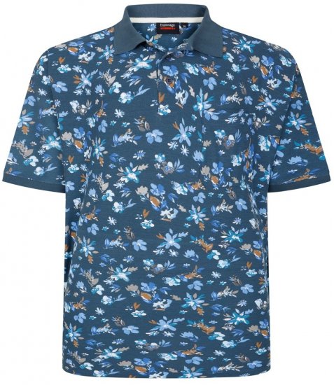 Espionage P221 polo imprimé floral - Polos - Polos homme grande taille