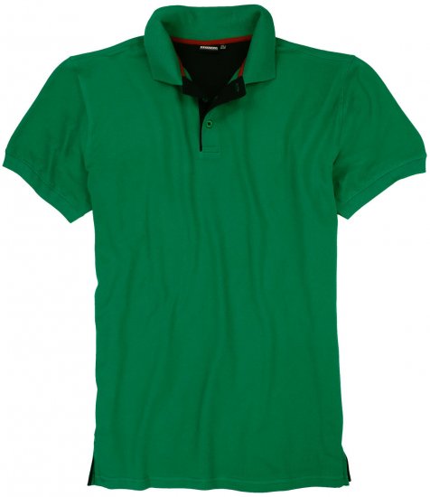 Adamo Pablo Comfort fit Polo shirt Green - Polos - Polos homme grande taille