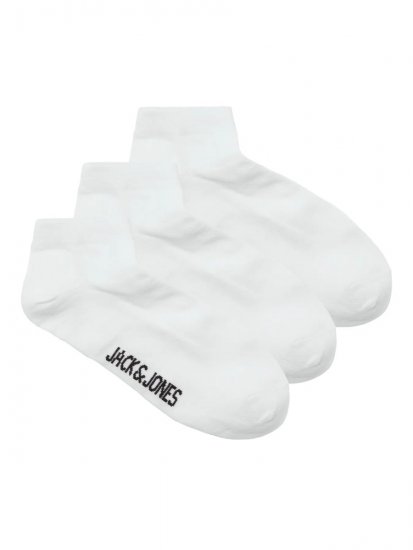 Jack & Jones Louis Chaussettes Blanc lot de 3 - Sous-vêtements & bain - Sous-vêtements Grande Taille