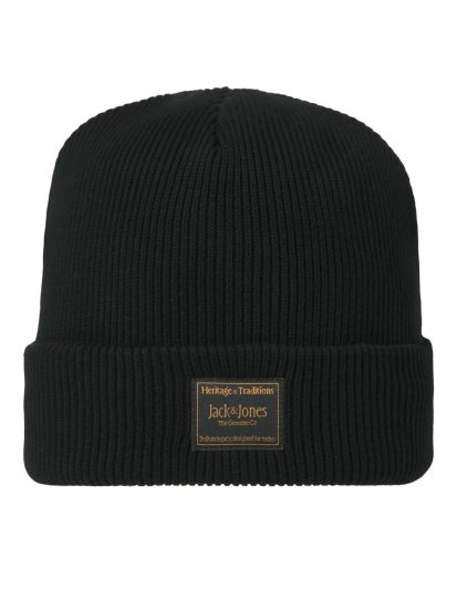 Jack & Jones Attitude Bonnet Noir - Bonnets - 