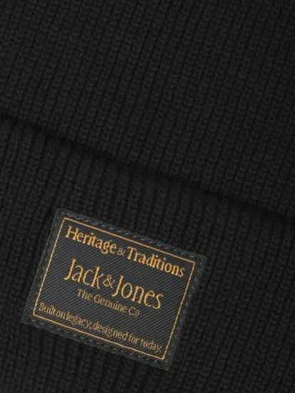 Jack & Jones Attitude Bonnet Noir - Bonnets - 