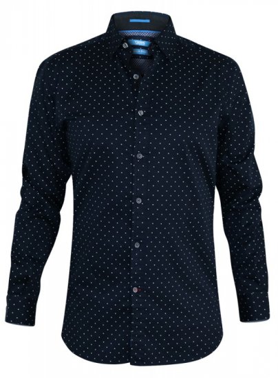 D555 Rashard Long Sleeve Printed Shirt - Chemises - Chemises Grandes Tailles Hommes