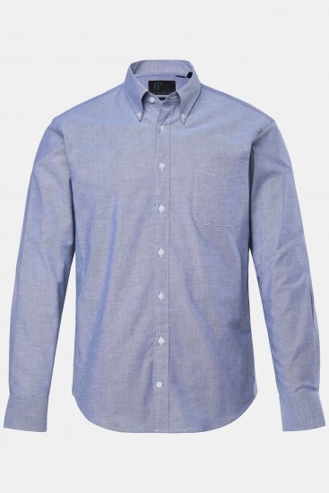 JP1880 Oxford Shirt Long Sleeve Denim Blue - Chemises - Chemises Grandes Tailles Hommes