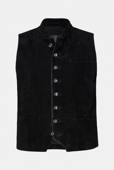 JP1880 Vest Goat Suede Traditional Black - Tenues de fête - Tenues de fête – Pour célébrer avec style et confort