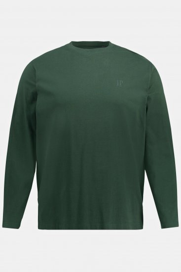 JP1880 Long Sleeve OEKO-TEX T-shirt Green - T-shirts - T-shirts Homme Grande Taille