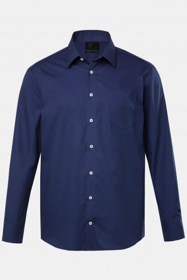 JP1880 Shirt Business Long Sleeve Navy - Chemises - Chemises Grandes Tailles Hommes