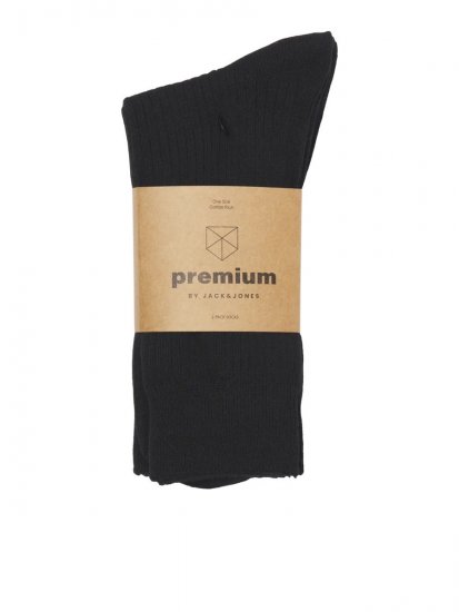 Jack & Jones Premium Chaussettes Noir lot de 2 - Sous-vêtements & bain - Sous-vêtements Grande Taille
