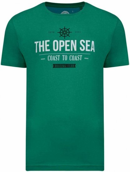 Kam Jeans 5254 Shamrock T-shirt - T-shirts - T-shirts Homme Grande Taille
