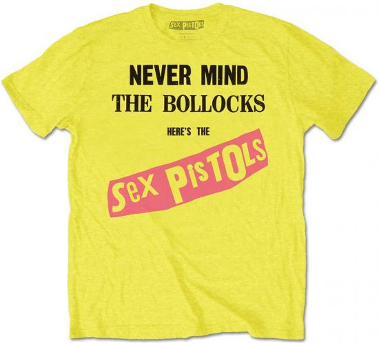 Sex Pistols Never Mind The Bollocks T-shirt Yellow - T-shirts - T-shirts Homme Grande Taille