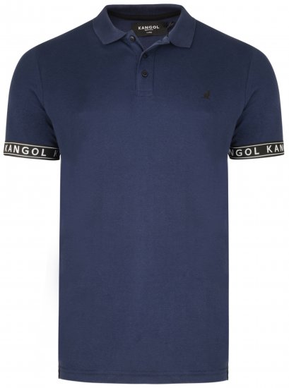 Kangol Steep Polo Navy - Polos - Polos homme grande taille