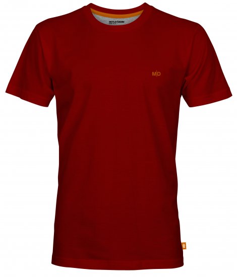 Motley Denim Stockholm T-shirt Red - T-shirts - T-shirts Homme Grande Taille
