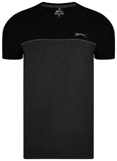 Slazenger Tarique T-shirt Black - T-shirts - T-shirts Homme Grande Taille
