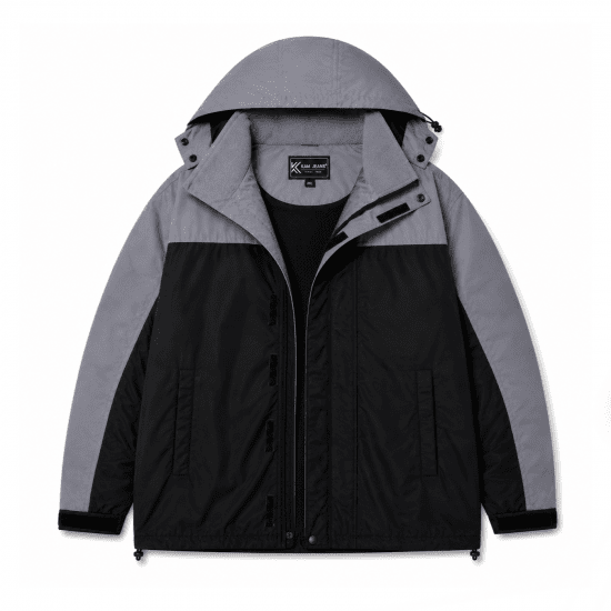 Kam Jeans 439 Softshell Jacket Black - Vestes - Vestes Homme Grandes Tailles