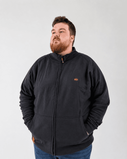 Motley Denim London Sweatshirt Black - Sweatshirts & hoodies - Sweatshirts/Hoodies grande taille homme
