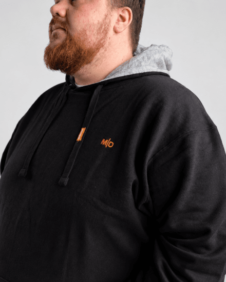 Motley Denim Riga Hoodie Black - Sweatshirts & hoodies - Sweatshirts/Hoodies grande taille homme