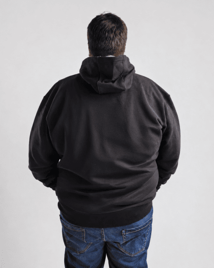 Motley Denim Riga Hoodie Black - Sweatshirts & hoodies - Sweatshirts/Hoodies grande taille homme