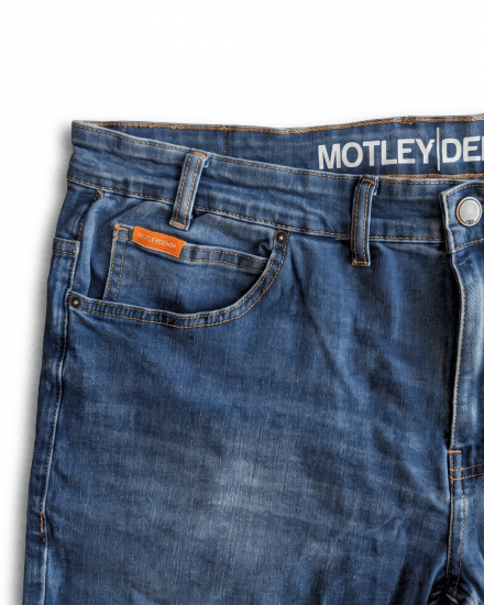 Motley Denim Soho 5-Pocket Jeans Blue Wash - Jeans et pantalons - Jeans et Pantalons grande taille 