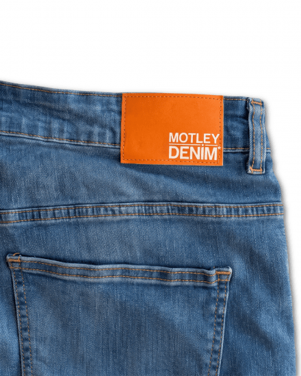 Motley Denim Soho 5-Pocket Jeans Blue Wash - Jeans et pantalons - Jeans et Pantalons grande taille 