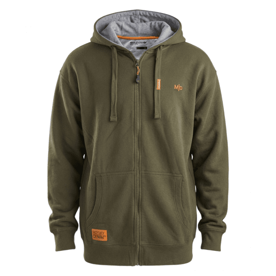 Motley Denim Copenhagen Hoodie Dark Khaki - Sweatshirts & hoodies - Sweatshirts/Hoodies grande taille homme