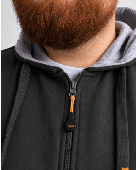 Motley Denim Copenhagen Hoodie Charcoal - Sweatshirts & hoodies - Sweatshirts/Hoodies grande taille homme