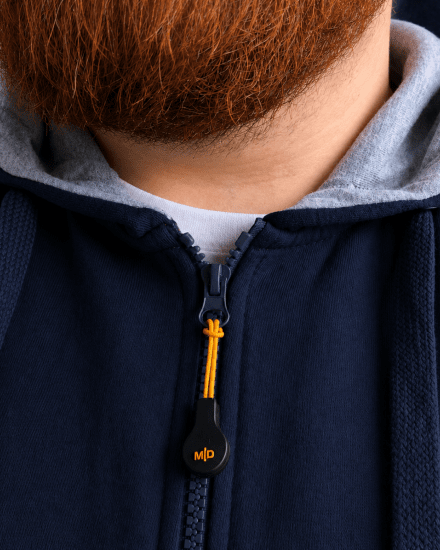 Motley Denim Copenhagen Hoodie Navy - Sweatshirts & hoodies - Sweatshirts/Hoodies grande taille homme
