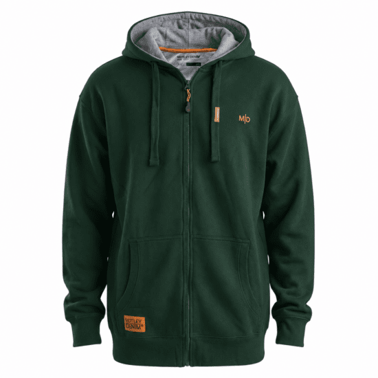 Motley Denim Copenhagen Hoodie Racing Green - Sweatshirts & hoodies - Sweatshirts/Hoodies grande taille homme
