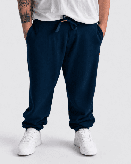 Motley Denim Berlin Sweatpants Dark Indigo - Pantalons/shorts de survêtement - Survêtement/jogging grandes tailles