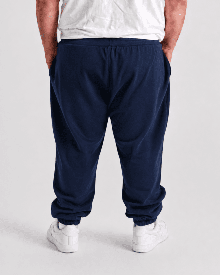 Motley Denim Berlin Sweatpants Dark Indigo - Pantalons/shorts de survêtement - Survêtement/jogging grandes tailles