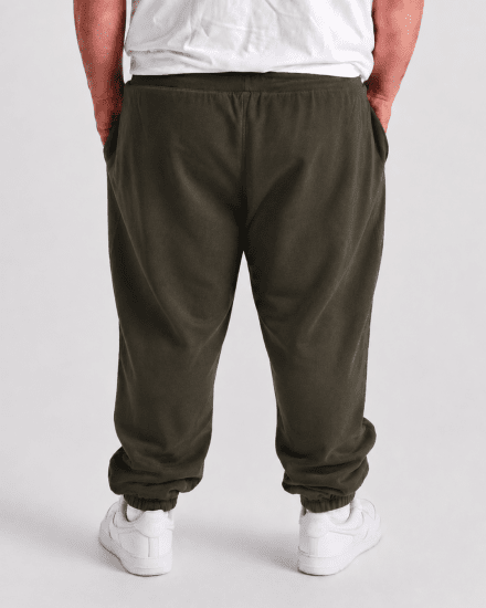 Motley Denim Berlin Sweatpants Dark Khaki - Pantalons/shorts de survêtement - Survêtement/jogging grandes tailles